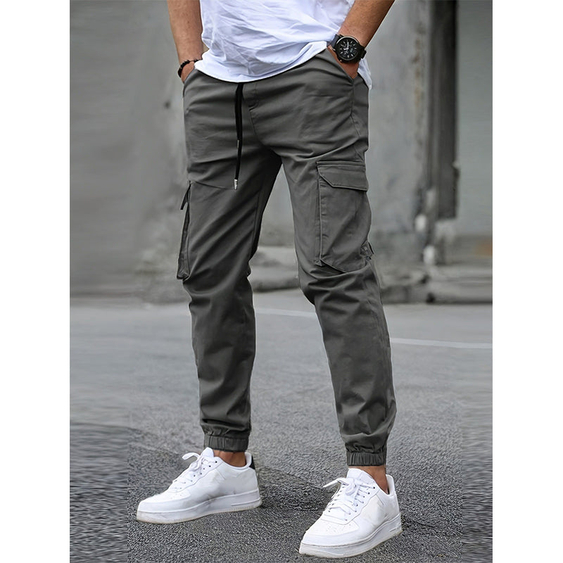 đâ¨Lässige Outdoor-Cargohosen fĂźr Herren mit Kordelzug