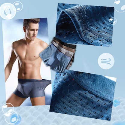 3 Stück Herren Mesh Breathable Boxer Slips