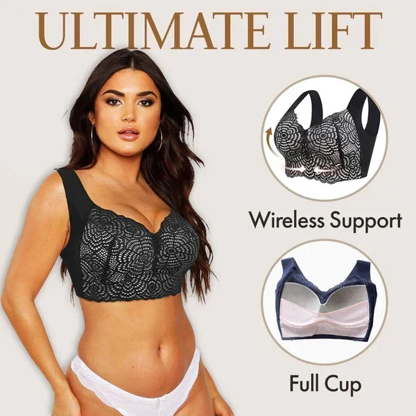 💥2 kaufen, 1 gratis (3 Stück)🔥Ultimate Lift Stretch Full Shape – nahtloser Spitzen-BH