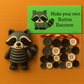 🎅Vánoční dekorace DIY Button Animal🎁