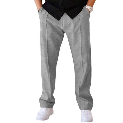 👖Letzter Tag Verkauf 50% Rabatt✨💖Herrenhose mit geradem Bein und Kordelzug am Bund