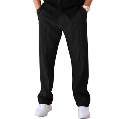 👖Letzter Tag Verkauf 50% Rabatt✨💖Herrenhose mit geradem Bein und Kordelzug am Bund