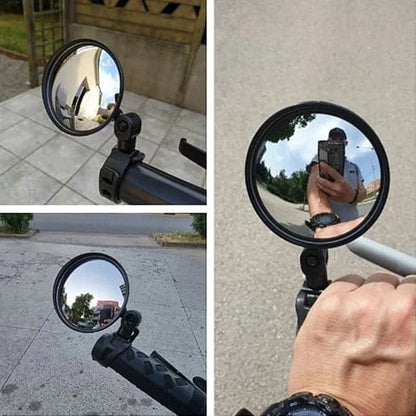 🚲🔄 Zpětné zrcátko otočné o 360° ✨👁️