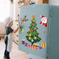 🎄Vánoční 3D magnetická samolepka s kreslenými postavičkami