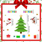 🎄Vánoční 3D magnetická samolepka s kreslenými postavičkami