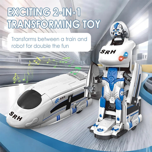 🔥Dobíjecí transformující se vlakový robot