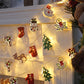 🎄LED řetězová světla Santa Claus