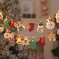 🎄LED řetězová světla Santa Claus