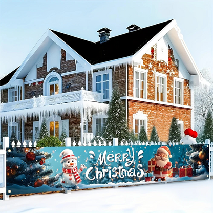 🎅 Vánoční banner pro venkovní použití