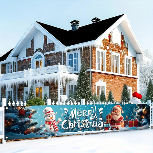 🎅 Vánoční banner pro venkovní použití
