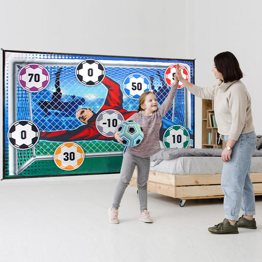 ⚽Fotbalová radost bez hranic! 🌟 Přenosná sada pro hraní kdekoli