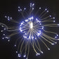 ☀️🎆 Solární světelné řetězy Solar Fireworks – automatické zapínání/vypínání, vodotěsné LED diody pro zahradu, terasu a večírky  🎉✨