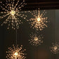 ☀️🎆 Solární světelné řetězy Solar Fireworks – automatické zapínání/vypínání, vodotěsné LED diody pro zahradu, terasu a večírky  🎉✨