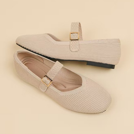 👡 Mary Jane s hranatou špičkou | Měkká protiskluzová podrážka 💃