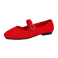 👡 Mary Jane s hranatou špičkou | Měkká protiskluzová podrážka 💃