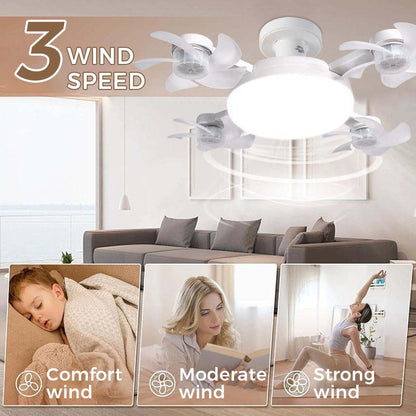 🌀 Stropní ventilátor s LED lampou a dálkovým ovládáním
