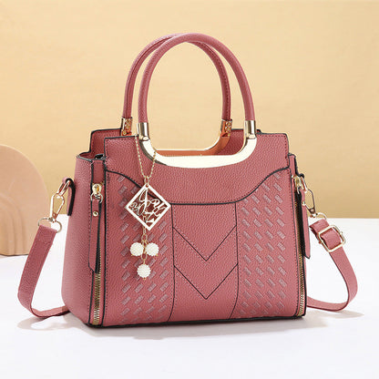 🔥👜 Elegante Damen-Handtasche mit Tragegriff und Schulterriemen🌸
