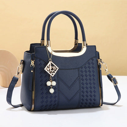 🔥👜 Elegante Damen-Handtasche mit Tragegriff und Schulterriemen🌸