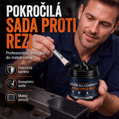 🥳HORKÝ PRODEJ 2026🥳🏠 Černá opravná pasta na ochranu kovu proti rzi – Obnovuje rezavé brány zábradlí a nástroje. Vytváří ochranný povlak – není třeba vyměňovat! 🛡️✨