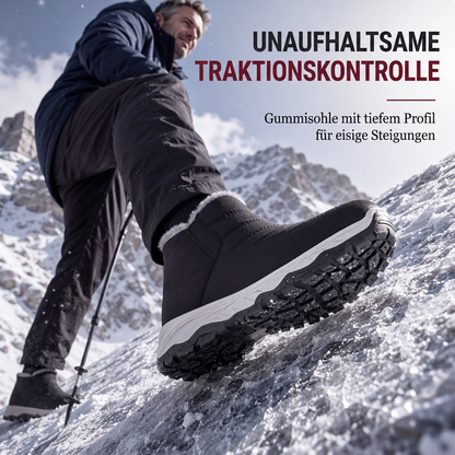 🥾 50 % RABATT | Warme Füße ohne lästiges Schnüren – Winter-Slip-On Boots mit Plüschfutter