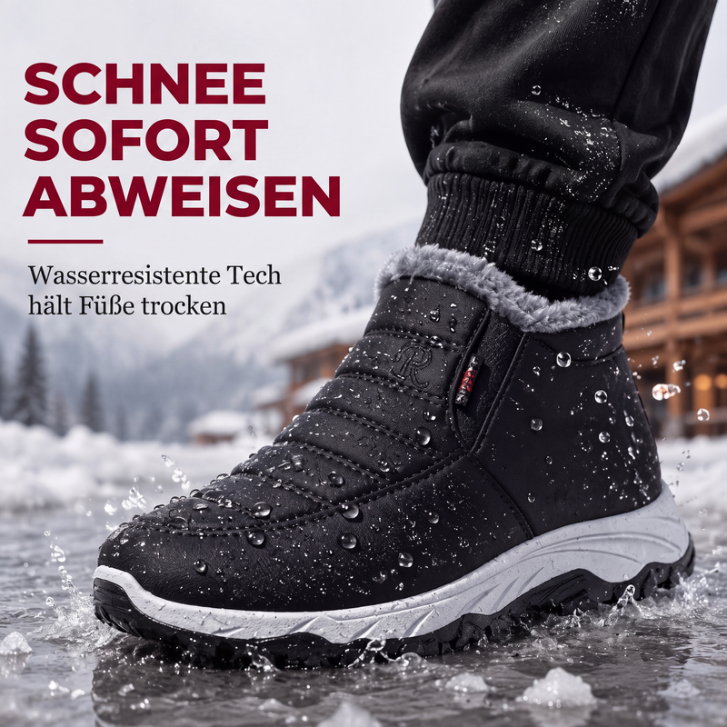 🥾 50 % RABATT | Warme Füße ohne lästiges Schnüren – Winter-Slip-On Boots mit Plüschfutter