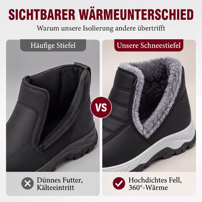 🥾 50 % RABATT | Warme Füße ohne lästiges Schnüren – Winter-Slip-On Boots mit Plüschfutter