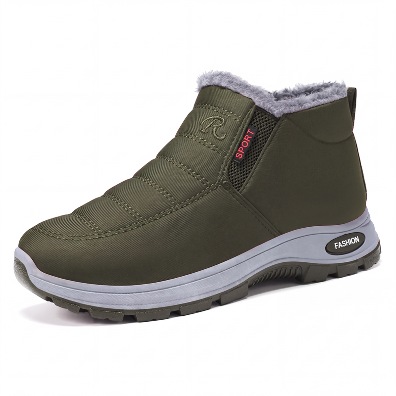 🥾 50 % RABATT | Warme Füße ohne lästiges Schnüren – Winter-Slip-On Boots mit Plüschfutter