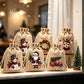 🎄 50% SLEVA! 🎁 Vánoční dárkové pytlíky – vánoční motivy stahovací šňůrka a odolný materiál ✨🎅