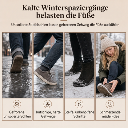 🌨️ Warm & sicher – Gefütterte Winterstiefel – Weiches Innenfutter, rutschfeste Sohle & vielseitig kombinierbar