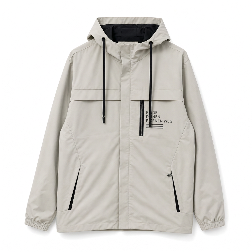 🎉✨ Herren-Outdoor-Windjacke mit abnehmbarer Kapuze