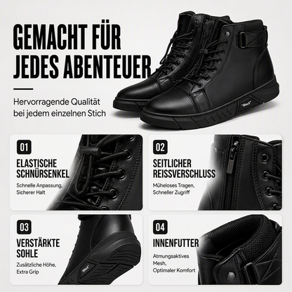 💥 Wasserdichte Kampfstiefel aus echtem Leder für Herren