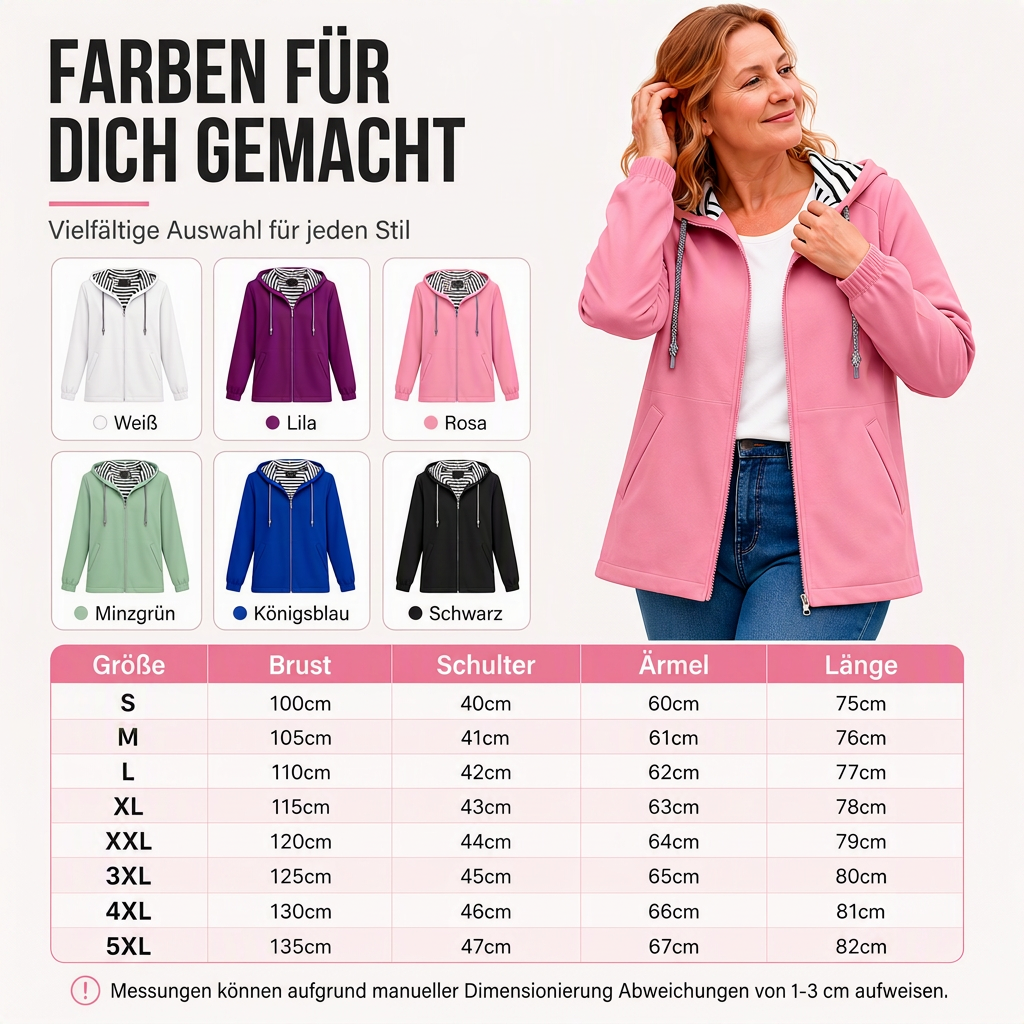 📦 Täglich 500+ Pakete versendet – der Wahnsinn! Wasserdichte Kapuzen-Freizeitjacke für Damen