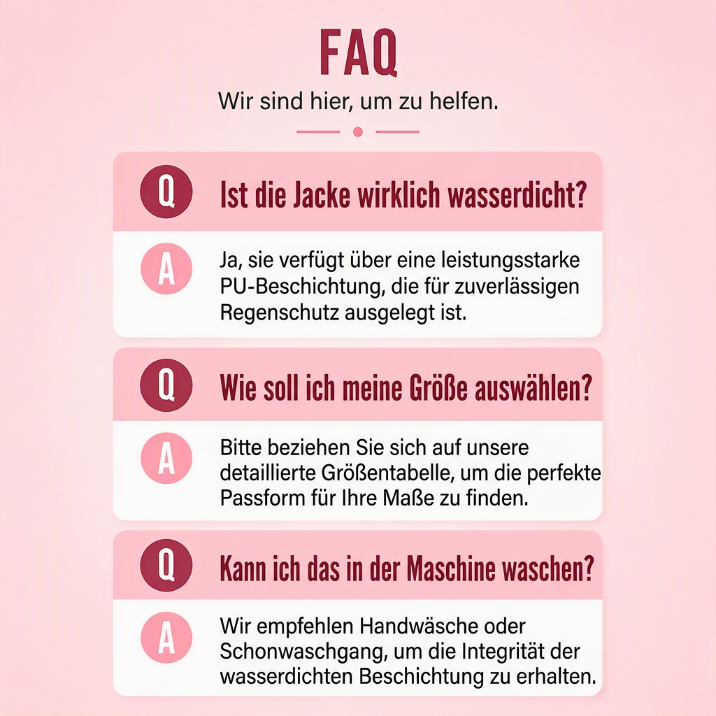 📦 Täglich 500+ Pakete versendet – der Wahnsinn! Wasserdichte Kapuzen-Freizeitjacke für Damen