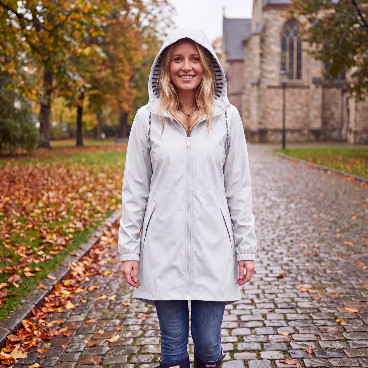 📦 Täglich 500+ Pakete versendet – der Wahnsinn! Wasserdichte Kapuzen-Freizeitjacke für Damen