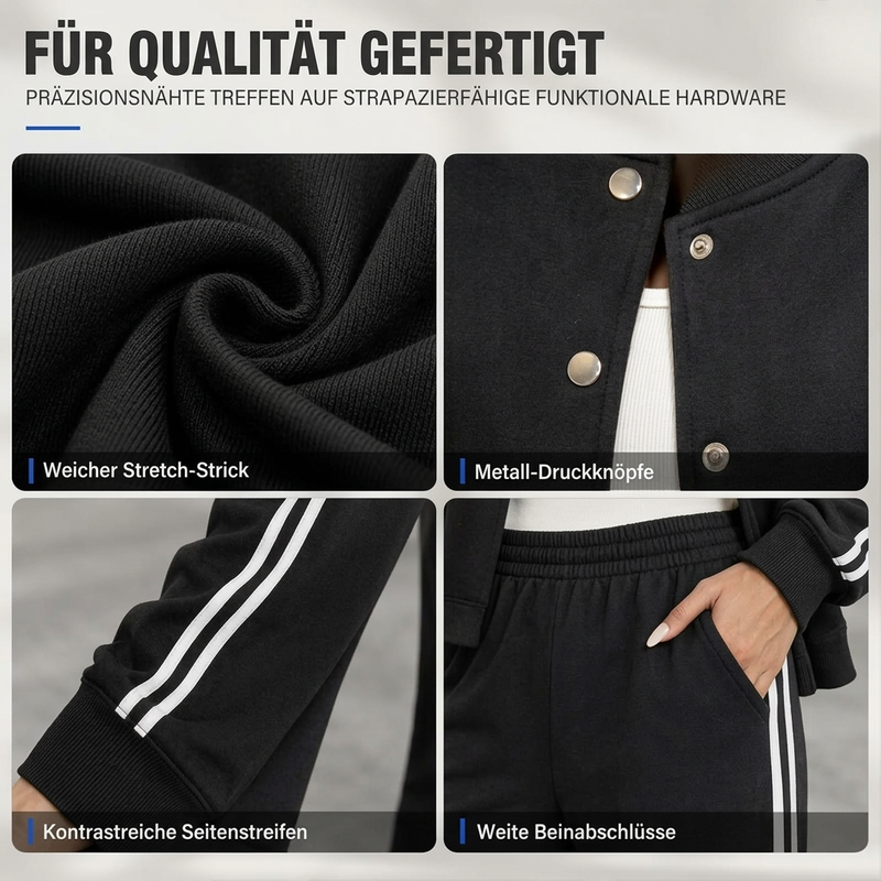💎🔥 Jetzt im Trend – Damen Sport-Set mit weitem Bein – stylisch