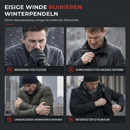🔥Räumungsverkauf🔥Winterjacke für Herren, mittellang, wattiert, business-elegant, lässige Baumwolljacke für Männer im mittleren Alter