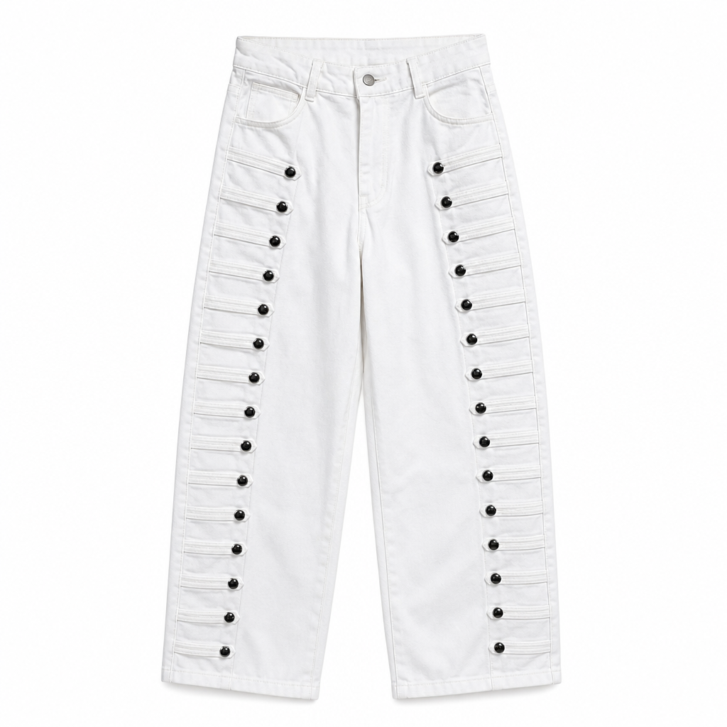 📢Nur heute: 50% Rabatt + versandkostenfrei!📢 Damen Retro Jeans mit hoher Taille und geschwungenem Bein