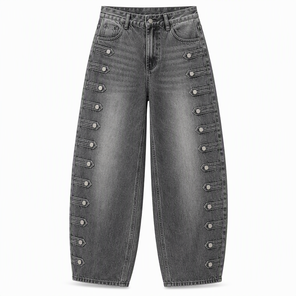 📢Nur heute: 50% Rabatt + versandkostenfrei!📢 Damen Retro Jeans mit hoher Taille und geschwungenem Bein