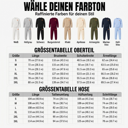 📢🎉50%Rabatt!!!🛍️✨Freizeit Sportset für Herren mit strukturiertem Jacquard