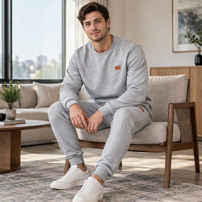 📢🎉50%Rabatt!!!🛍️✨Freizeit Sportset für Herren mit strukturiertem Jacquard