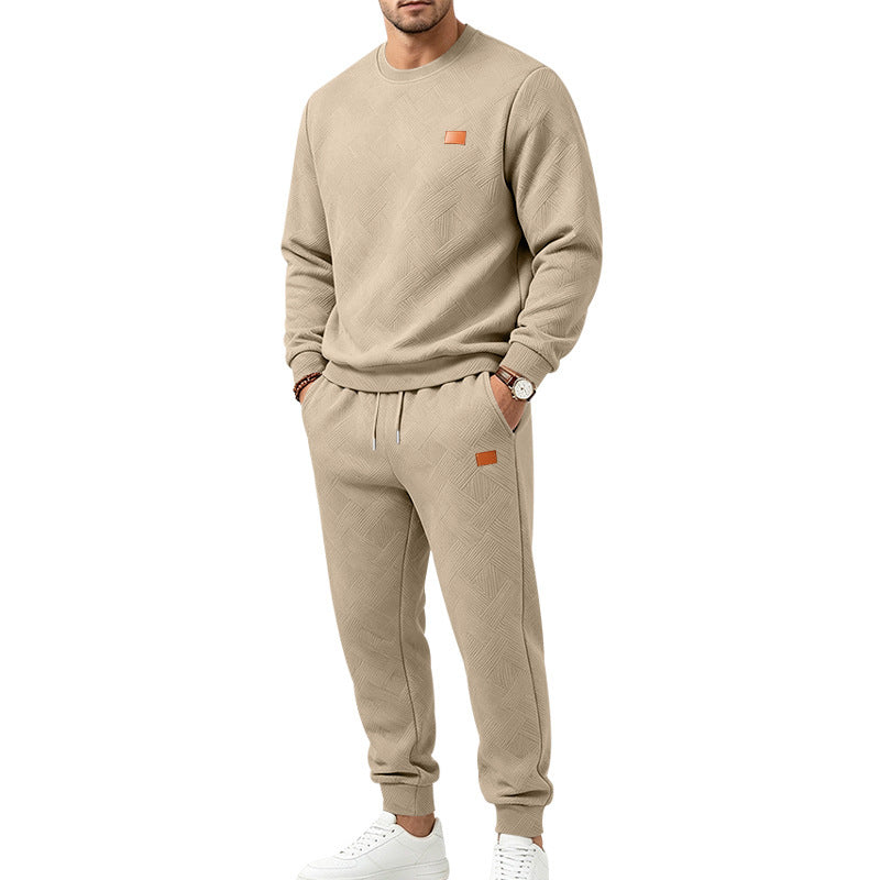 📢🎉50%Rabatt!!!🛍️✨Freizeit Sportset für Herren mit strukturiertem Jacquard