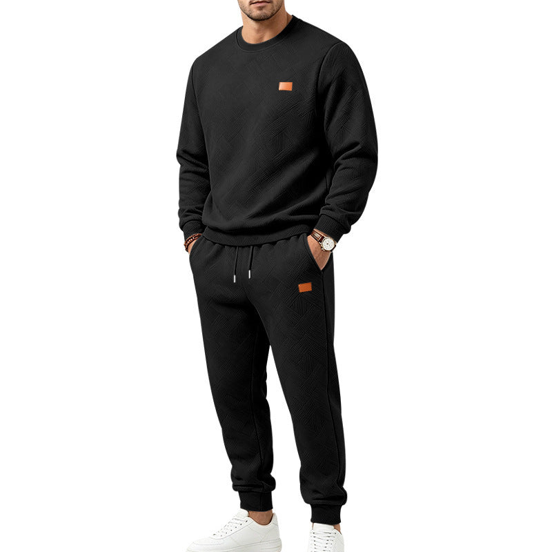 📢🎉50%Rabatt!!!🛍️✨Freizeit Sportset für Herren mit strukturiertem Jacquard