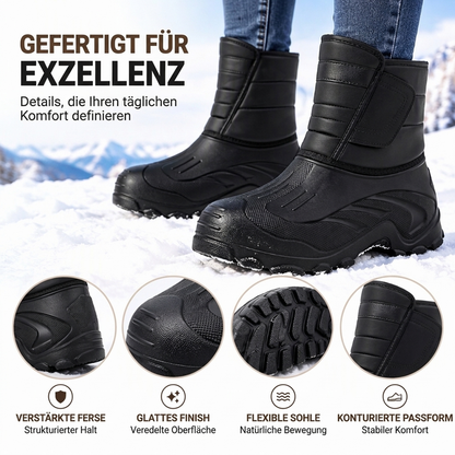 Unisex wasserdichte Schneestiefel mit Plüschfutter