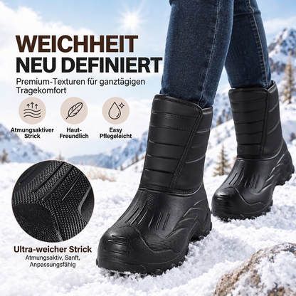 Unisex wasserdichte Schneestiefel mit Plüschfutter