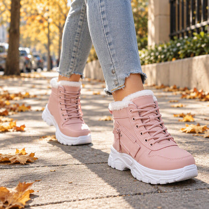 💞Beliebtes Produkt! Nur kurze Zeit reduziert!💞 Warme Winter-Stiefeletten für Damen mit Plüschfutter