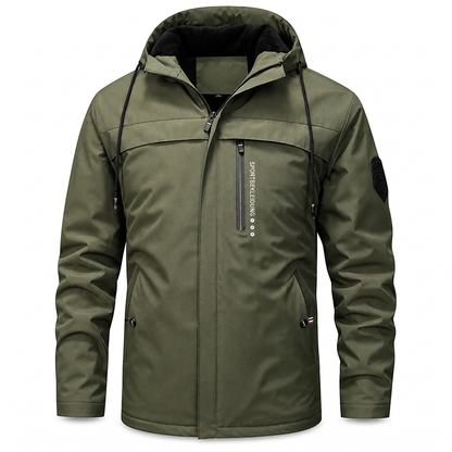 ✨Herren amerikanisch-retro Mantel mit Plüschfutter, lockere Passform für Frühling und Herbst