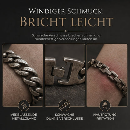🔥50 % Rabatt🔥Punk-Arabisch anmutende, schlichte Ketten im koreanischen Stil – Geschenk für Paare und Freund