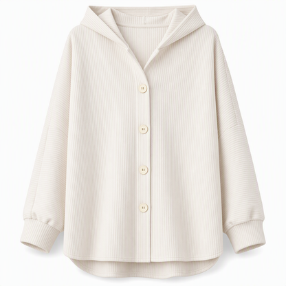 🔥 50% RABATT! Lässige, weite Damen-Kapuzenjacke aus Cord – bequem & vielseitig