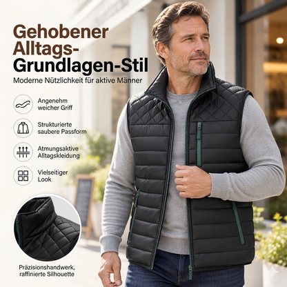 Steppweste für Herren mit warmem Futter