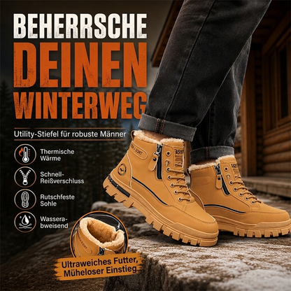 🚨Beeil dich!🚨 Warme Winterstiefel für Herren mit rutschfester Sohle und weichem Futter
